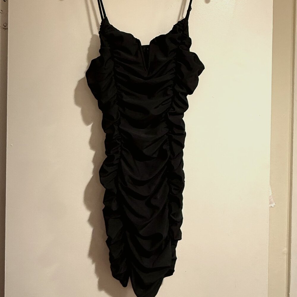 Iris Body con ruched mini dress